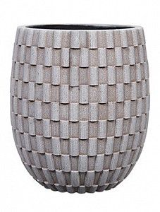 Кашпо Capi "Nature vase elegant high ii wave ivory" (упаковка 6 шт.)