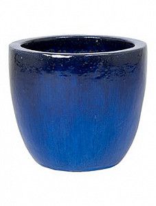 Кашпо Plain couple extra blue 34 см.