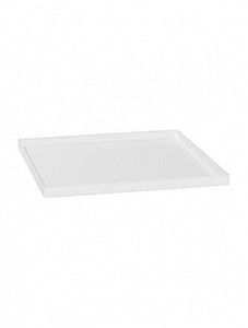 Поддон Fiberstone saucer block glossy white 30