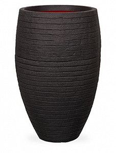 Кашпо Capi "Nature nature row nl vase vase elegant black"