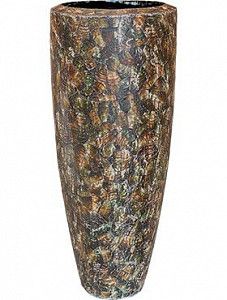 Кашпо Oceana cracked pearl partner black brown 110 см.