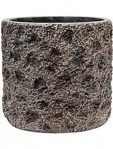 Кашпо Luxe lite universe moon cylinder bronze 31 см.
