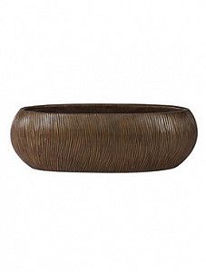 Кашпо Twist boat planter bronze 25 см.