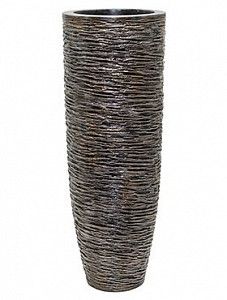 Кашпо Luxe lite universe wrinkle partner bronze 105 см.