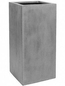 Кашпо Fiberstone bouvy grey m
