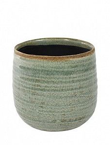 Кашпо Indoor pottery pot iris mint 12 см. (упаковка 6 шт.)