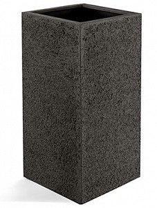 Кашпо Struttura high cube dark brown L40 W40 H100