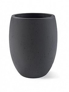 Кашпо Grigio tall balloon anthracite-concrete 68 см.