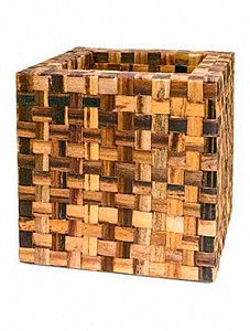 Кашпо Bananaplanter cube braun 56 см.