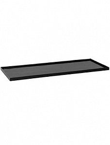 Поддон Fiberstone saucer jort glossy black 50