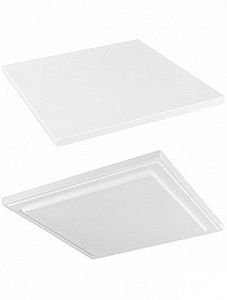 Подставка Fiberstone topper m glossy white (thin)