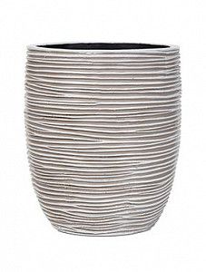 Кашпо Capi "Nature vase elegant high ii rib ivory" (упаковка 6 шт.)