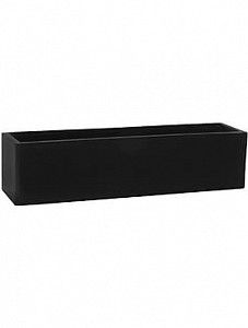 Кашпо Fiberstone balcony black xl