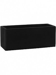 Кашпо Fiberstone balcony black s