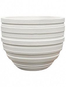 Кашпо Polystone coated junar couple white 120 см.