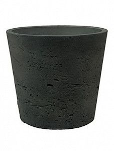 Кашпо Rough mini bucket xxxs black washed