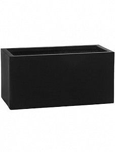 Кашпо Fiberstone balcony black xs