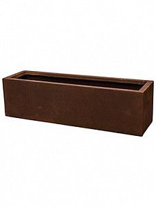 Кашпо Static (grc) rectangle rusty L80 22 см.