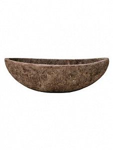 Кашпо Polystone plain boat rock 18 см.