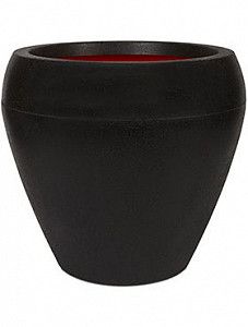 Кашпо Capi "Urban smooth nl vase tapering black"