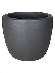 Кашпо Plain couple extra anthracite 34 см.