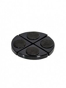 Подножки Fiberstone pot feet glossy black (4)