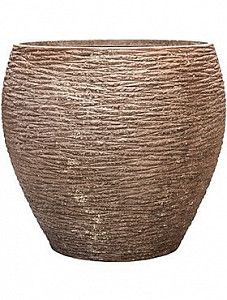 Кашпо Polystone coated ribbed balloon rock 73 см.