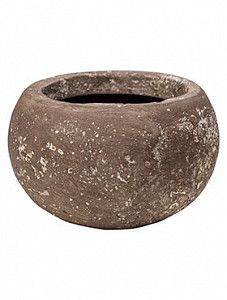 Кашпо Polystone plain bowl rock