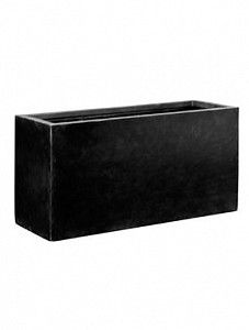 Кашпо Fiberstone jort black xl 75 см.