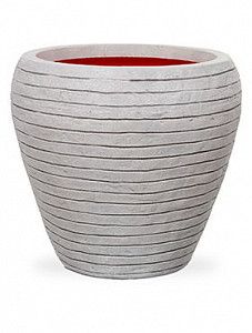 Кашпо Capi "Nature row nl vase tapering round ivory"