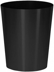 Кашпо Stiel conica with rvs plate with coupling nut m12 ral9011 mat H57 D48