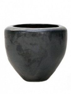Кашпо Plain couple de luxe anthracite 35 см.