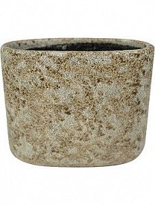 Кашпо Indoor pottery planter thirza cognac 21 см. (упаковка 3 шт.)