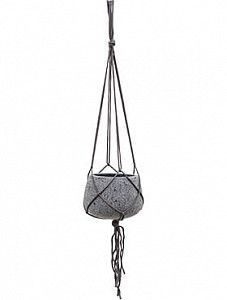 Кашпо подвесное Stone (hanging) mini pax s laterite grey