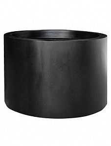 Кашпо Fiberstone jumbo max middle high black xxl