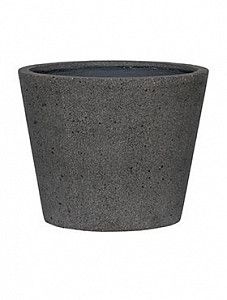 Кашпо Stone bucket m laterite grey