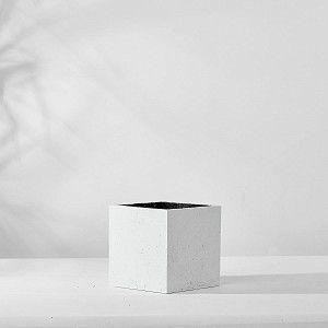 Цветочный горшок Cubo L Белый