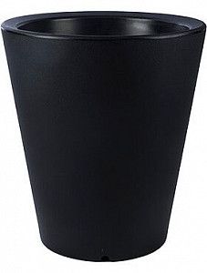 Кашпо Otium olla i black