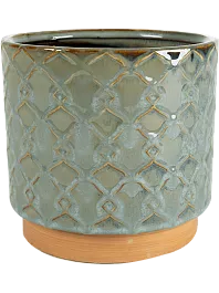 Кашпо Mees pot vintage green 17 см. (упаковка 4 шт.)
