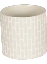 Кашпо Bandeau minipot creme 11 см. (упаковка 12 шт.)