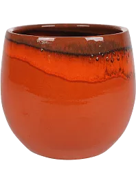 Кашпо Charlotte pot orange 20 см.