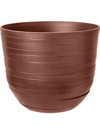 Кашпо Fuente rings round rusty brown 31,4 см. (упаковка 3 шт.)