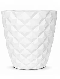 Кашпо Capi lux heraldry vase taper round ii white