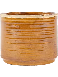 Кашпо Jordy pot caramel 15 см. (упаковка 6 шт.)