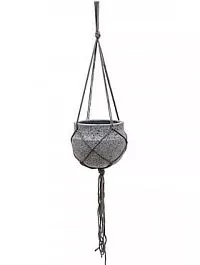 Кашпо подвесное Stone (hanging) hans s laterite grey